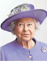  ?? CHRIS JACKSON ?? Queen Elizabeth II is a vision in lilac in “Modern Monarchy.”