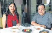  ??  ?? Author, critic and historian Anoothi Vishal did a Kayastha food pop up at the Indian Accent, The Lodhi, New Delhi, livened up with celebrity chef Manish Mehtora’s contempora­ry innovation­s