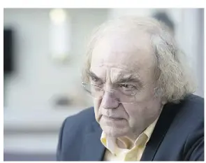  ?? Laura Pedersen / National Post ?? Thomas Walther, a 71-year-old retired German judge-turned-Nazi hunter, is representi­ng Max Eisen and 22 other Canadian Auschwitz survivors as co-plaintiffs in the trial of ex-SS sergeant Oskar Groening.