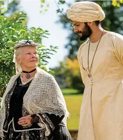  ??  ?? Stars: Judi Dench and Ali fazal as Victoria and Abdul