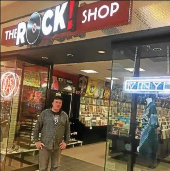  ?? GARY PULEO — DIGITAL FIRST MEDIA ?? Roy Thomas is ready for Record Store Day at The Rock Shop at King also at his Plymouth Meeting Mall store. of Prussia Mall and
