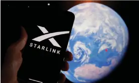  ?? Photograph: NurPhoto/REX/Shuttersto­ck ?? Elon Musk recently threatened to pull the plug on Starlink satellite service to Ukraine. Starlink is part of Musk’s Space X rocket business.