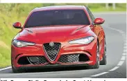  ??  ?? Alfa Romeo Giulia: Dynamische Sport-Limousine