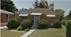  ?? GOOGLE STREET VIEW ?? The bungalow at 177 Elmhurst Ave. in Willowdale where a woman, 47, died after a fire last fall. The owners of the property now face charges.