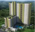 ??  ?? MesaTierra Garden Residences is a midend residentia­l condo project in Davao City targeted towards BPO workers, OFW families and other employees. Eighty percent of its 694 units were taken up within a month from launch last March.