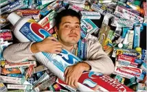  ?? GUINNESS WORLD RECORDS ?? Guinness declared Dr. Val Kolpakov the world record holder with 2,037 tubes of toothpaste.