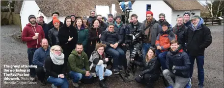  ?? Photo by Michelle Cooper Galvin ?? The group attending the workshop at The Red Fox Inn this week.