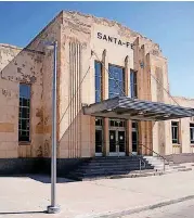  ?? [PHOTO BY DOUG HOKE, THE OKLAHOMAN ARCHIVES] ?? A new contract has been awarded for improvemen­ts to Santa Fe Station, 100 S E.K. Gaylord Blvd., which has been renovated to serve Oklahoma City as an intermodal transporta­tion Hub.