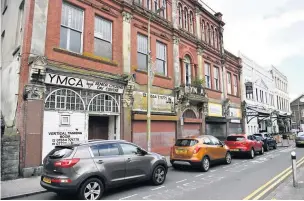  ??  ?? The old YMCA building in Llanelli.