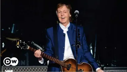  ??  ?? Sir Paul McCartney