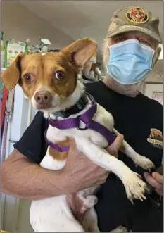  ??  ?? ADOPTER: Bret Pumphrey
CITY OF RESIDENCE: Searchligh­t PET’S NAME: Gumby
AGE: 3 years
BREED: Jack Russel terrier mix
DATE ADOPTED: January 2021