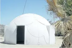  ?? INTERSHELT­ER INC. ?? This InterShelt­er Inc. dome structure is built to withstand hurricane- force winds. Please the prepper in your life this holiday season with a big- ticket item that might not be in his or her disaster prep priority list.