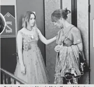  ??  ?? Saoirse Ronan and Laurie Metcalf are a bickering mother and daughter in “Lady Bird.” A24