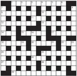  ?? No 15,792 PRIZES of £20 will be awarded to the senders of the first three correct solutions checked. Solutions to: Daily Mail Prize Crossword No. 15,792, PO BOX 3451, Norwich, NR7 7NR. Entries may be submitted by second-class post. Envelopes must be postm ??