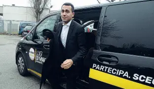  ?? L’ultima volta ?? Luigi Di Maio a Bologna a fine gennaio prima dell’incontro con i vertici del mondo cooperativ­o