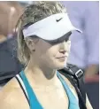  ?? PAUL CHIASSON/CANADIAN PRESS ?? Eugenie Bouchard