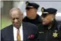  ?? ASSOCIATED PRESS ?? Bill Cosby, left, arrives for his sexual assault trial Thursday at the Montgomery County Courthouse in Norristown.