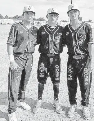  ?? FOTOS CORTESÌA CACHORROS ?? Los tres "Cachorros": Raúl Ruiz Escamilla, Andrés Zapata de Anda y Alberto Mar Cruz