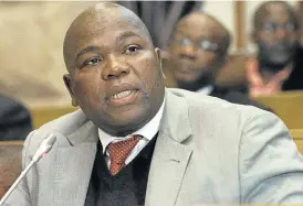  ?? /Trevor Samson ?? Unlawful payment: Former NPA head Mxolisi Nxasana, whose R17m severance settlement in 2015 has been ruled unlawful. He has been ordered to pay back the money.