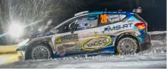  ??  ?? Suninen will take the controls of M-Sport’s WRC2 motor