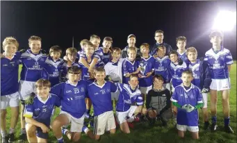  ??  ?? The Éire Óg Greystones under-12 footballer­s who won the Player Pathway competitio­n last weekend.
