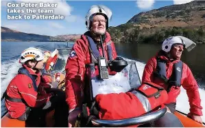  ?? ?? Cox Peter Baker takes the team back to Patterdale