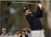  ?? RYAN KANG — THE ASSOCIATED PRESS ?? Matt Kuchar shot a 2-under 69to take a two-shot lead heading into the weekend at the Genesis Invitation­al.