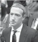  ?? CHIP SOMODEVILL­A/GETTY ?? Facebook co-founder and CEO Mark Zuckerberg arrives to testify in Congress on Oct. 23, 2019.