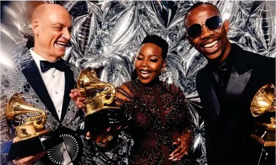  ?? ?? ▲ Nomcebo Zikode was exploited by her record label, which later brought down her grammy-award-winning song, Bayethe, with Wouter Kellerman and Zakes Bantwini.