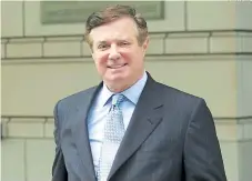  ?? FOTO: AP ?? Paul Manafort es el exjefe de campaña de Donald Trump, que fue acusado por tentativa de soborno en el caso de injerencia rusa.