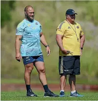  ?? GETTY IMAGES ?? Owen Franks, left, is set to make his long-awaited debut for the Hurricanes after returning from a long-term injury.