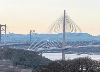  ?? Picture: Steven Brown. ?? Two out of the three bridges which are main arteries connecting the east of Scotland.