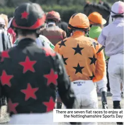  ??  ?? There are seven flat races to enjoy at the Nottingham­shire Sports Day