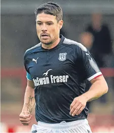  ??  ?? Dundee skipper Darren O’Dea.