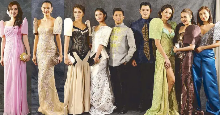  ??  ?? Lucy Torres-Gomez in Joe Salazar Tweetie Gonzales in Randy Ortiz Lovi Poe in Albert Andrada Rocco Nacino in Rusanne Casela Richard Gutierrez in Banjo Cordero Sarah Lahbati in Abdul Dianalan Karylle Yuzon in Yvonne Tabanao Liz Uy in Hannah Adrias Solenn...