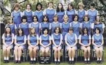  ?? PHOTO: SUPPLIED ?? Otago Girls’ High School archivist Jane Smallfield is after samples of the original 1960s summer uniform. Pictured are pupils of form 4C taken in 1978.