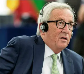  ?? KEYSTONE ?? Incomprens­ioni linguistic­he per Jean-Claude Juncker