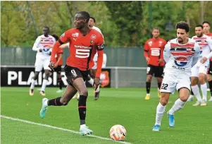  ?? | PHOTO : ARCHIVE CLOTIDE BRIAND ?? Alan Do Marcolino avait égalisé pour Rennes à Chartres.