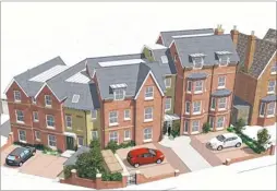  ??  ?? A house and a block of flats could be bulldozed to make way for new flats, right
