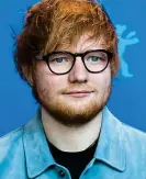 ??  ?? Promo video: Ed Sheeran