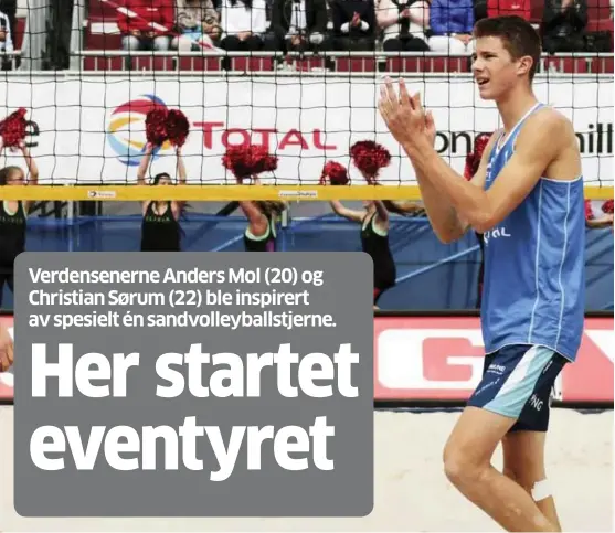  ?? ARKIVFOTO: METTE BUGGE ?? 2014:Anders Mol var 16 år gammel da han debuterte i verdensser­ien sammen med fetter Mathias Berntsen (den gang 18) i Stavanger.