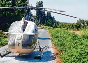  ??  ?? Mit diesem Helikopter war dem 46 Jährigen die Flucht aus dem Gefängnis gelungen.