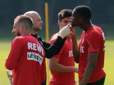  ?? FOTO BELGAIMAGE ?? De trainingen bij FC Köln blijven doorgaan.