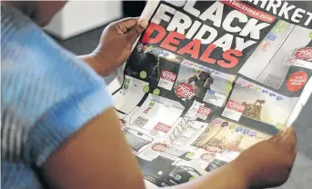  ?? /KABELO MOKOENA ?? Black Friday and Cyber Monday are a big opportunit­y for local e-commerce businesses to make money but the mad rush can crumble systems.