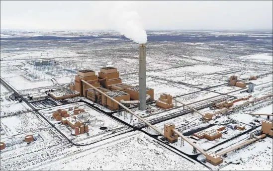  ?? Photograph­s by Luis Sinco Los Angeles Times ?? THE COAL-FIRED Intermount­ain Power Plant in Utah has been L.A.’s single largest power source for decades. It’s scheduled to shut down in 2025.