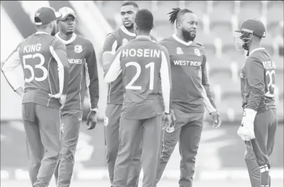  ?? ?? Former captain Kieron Pollard says the players are not the only ones to balme for the West Indies team’s failure to reach the Super12s of the ICC T20 World Cup.