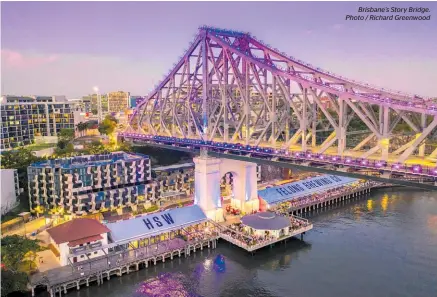  ?? Brisbane's Story Bridge. Photo / Richard Greenwood ??