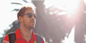  ?? FOTO: AFP ?? Blick Richtung Zukunft – Sebastian Vettel richtet seine Gedanken bereits auf die kommende Saison.