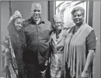  ?? Submitted photo ?? CELEBRATIN­G PROGRESS: Several of the behind the scenes contributo­rs to the ongoing restoratio­n of the John Lee Webb house were honored recently at an event held at Legacy Fine Arts, including, from left, Teressa Nevels, Kwendeche, Patricia mPata...