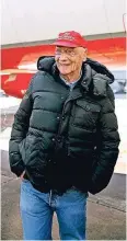  ??  ?? Niki Lauda stellte gestern in Düsseldorf seine Pläne vor.